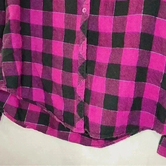 Black & Purple Plaid Top - Picture 6 of 6